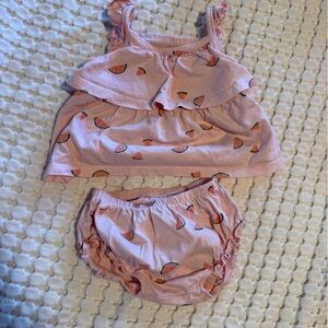 Carters 3m watermelon matching‎ set